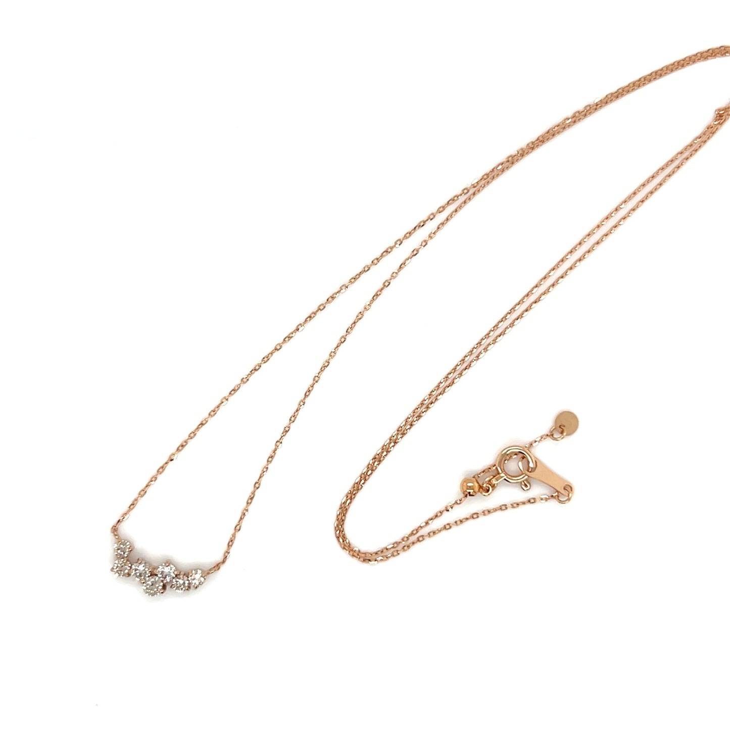 Wavy Smile Necklace 0.3ct - JMW Jewelry Wholesale