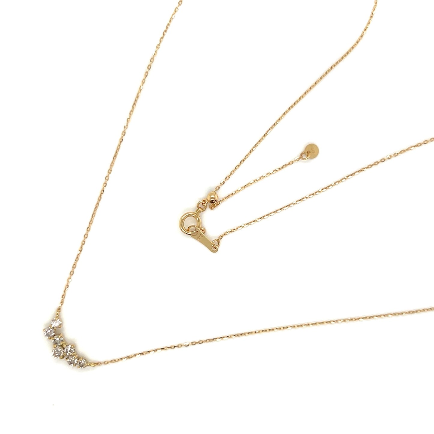 Wavy Smile Necklace 0.3ct - JMW Jewelry Wholesale