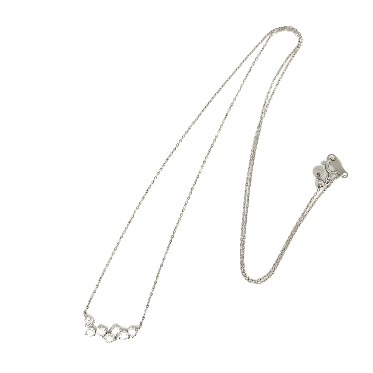 Wavy Smile Necklace 0.55ct - JMW Jewelry Wholesale