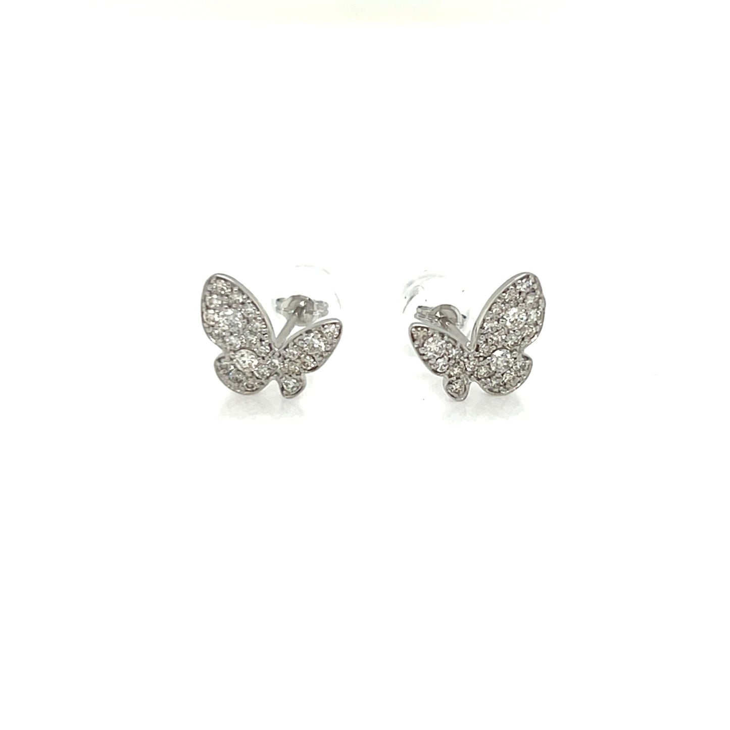Whole Dia Butterfly Earrings 0.3ct - JMW Jewelry Wholesale