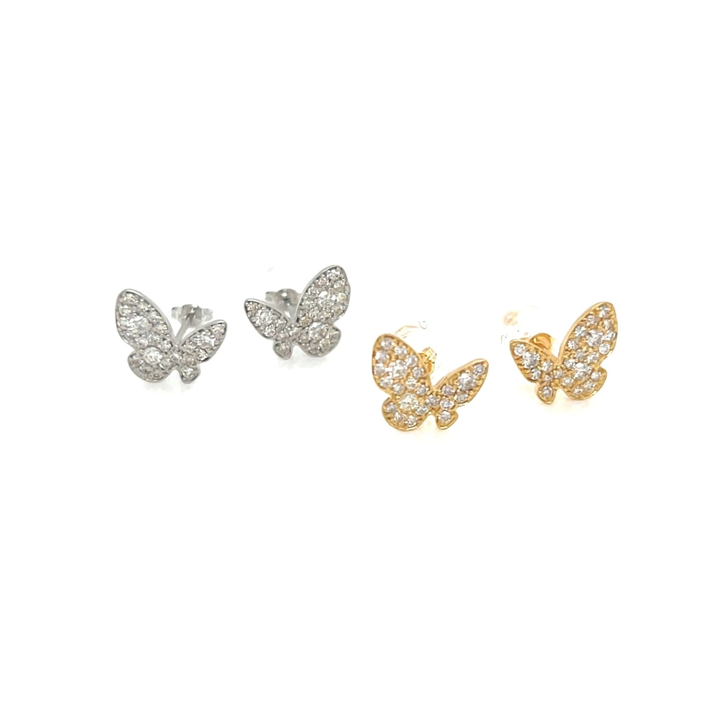 Whole Dia Butterfly Earrings 0.3ct - JMW Jewelry Wholesale