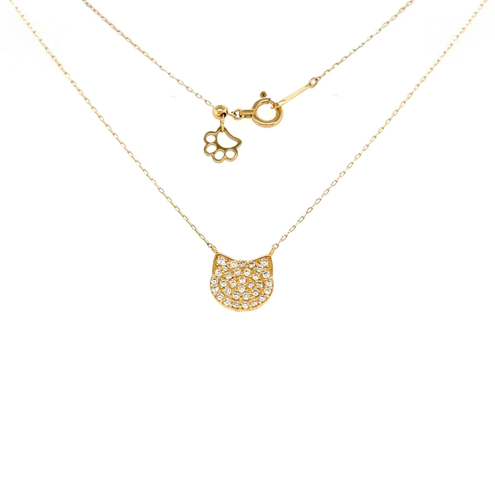 Whole Dia Cat Necklace 0.2ct - JMW Jewelry Wholesale