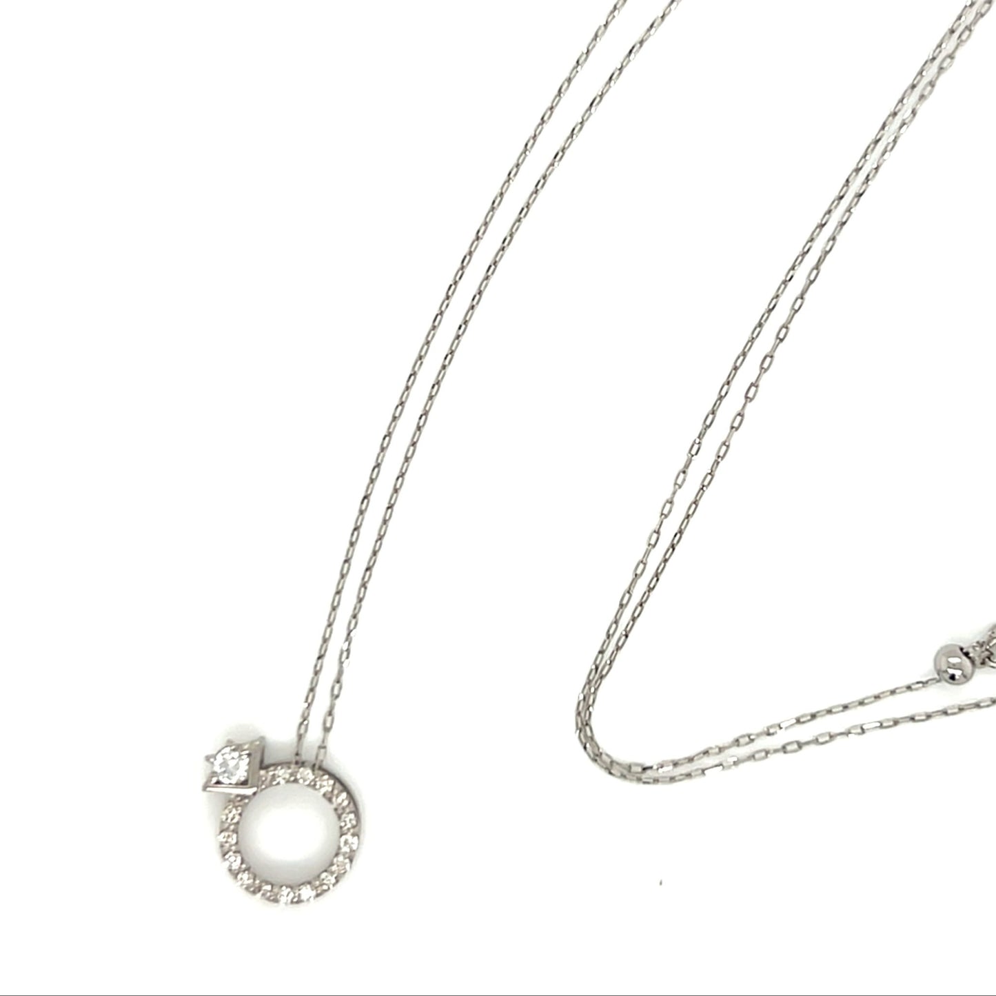 Whole dia Ring Pendant 0.1ct - JMW Jewelry Wholesale