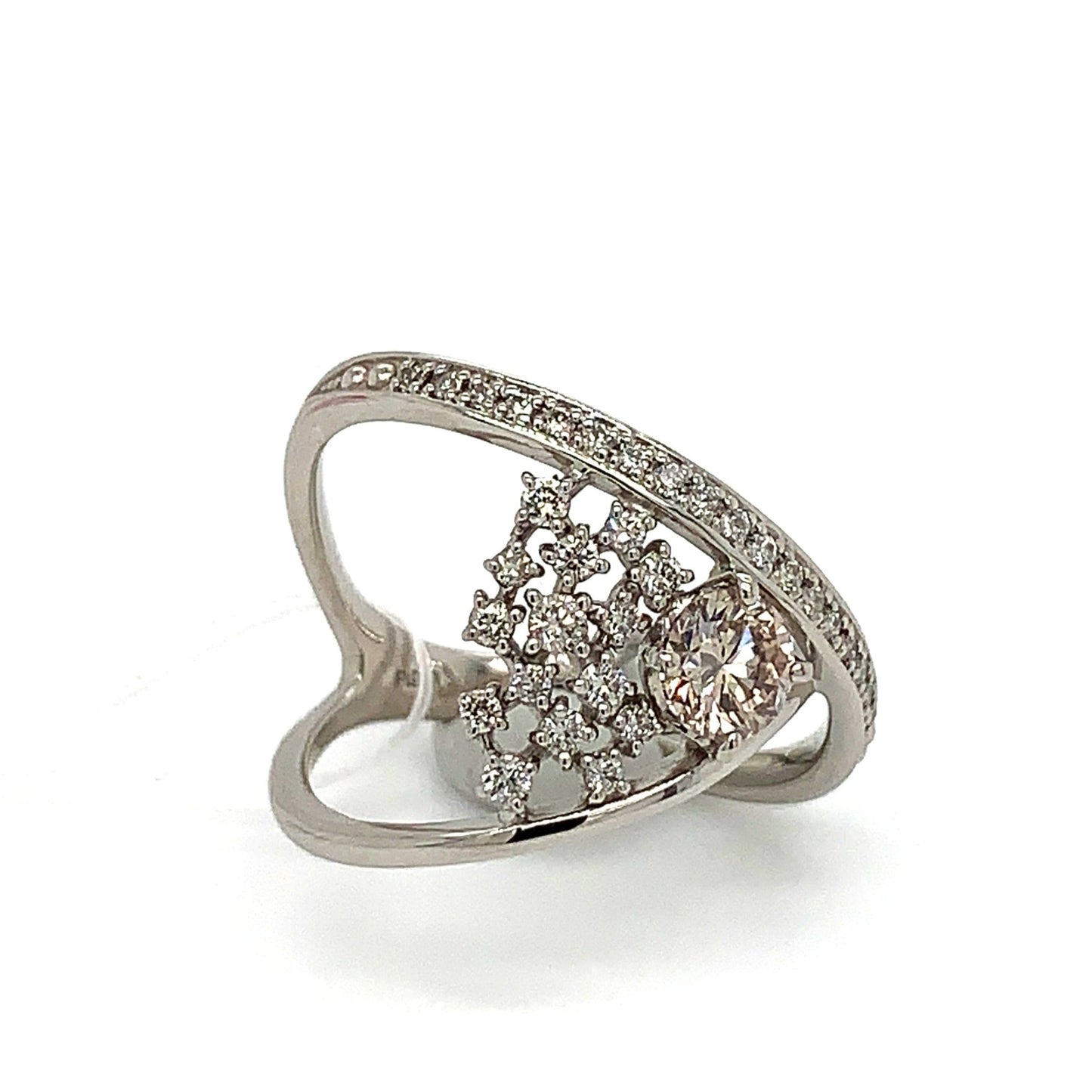 Wide single Dia ring 0.5/0.3ct - JMW Jewelry Wholesale