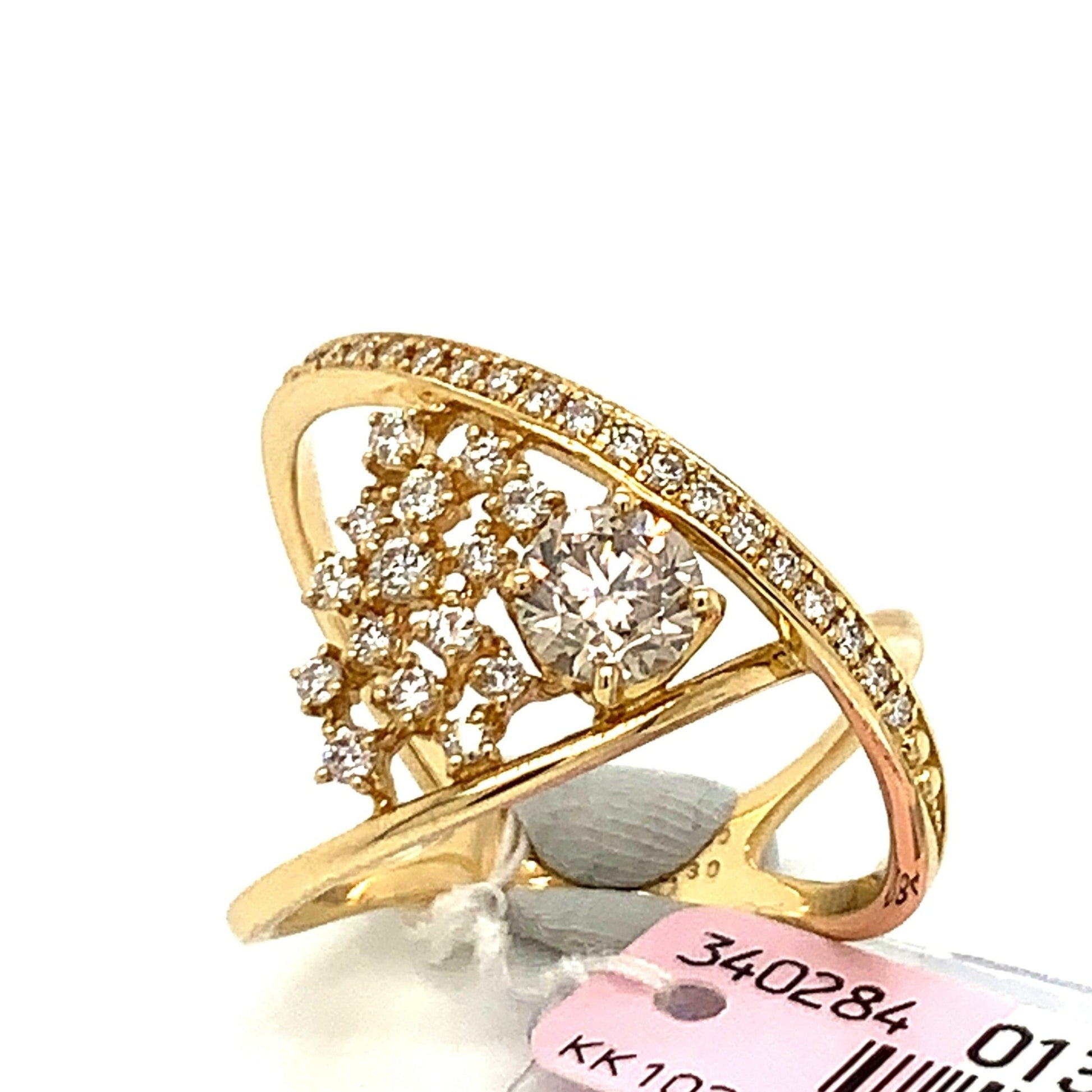 Wide single Dia ring 0.5/0.3ct - JMW Jewelry Wholesale