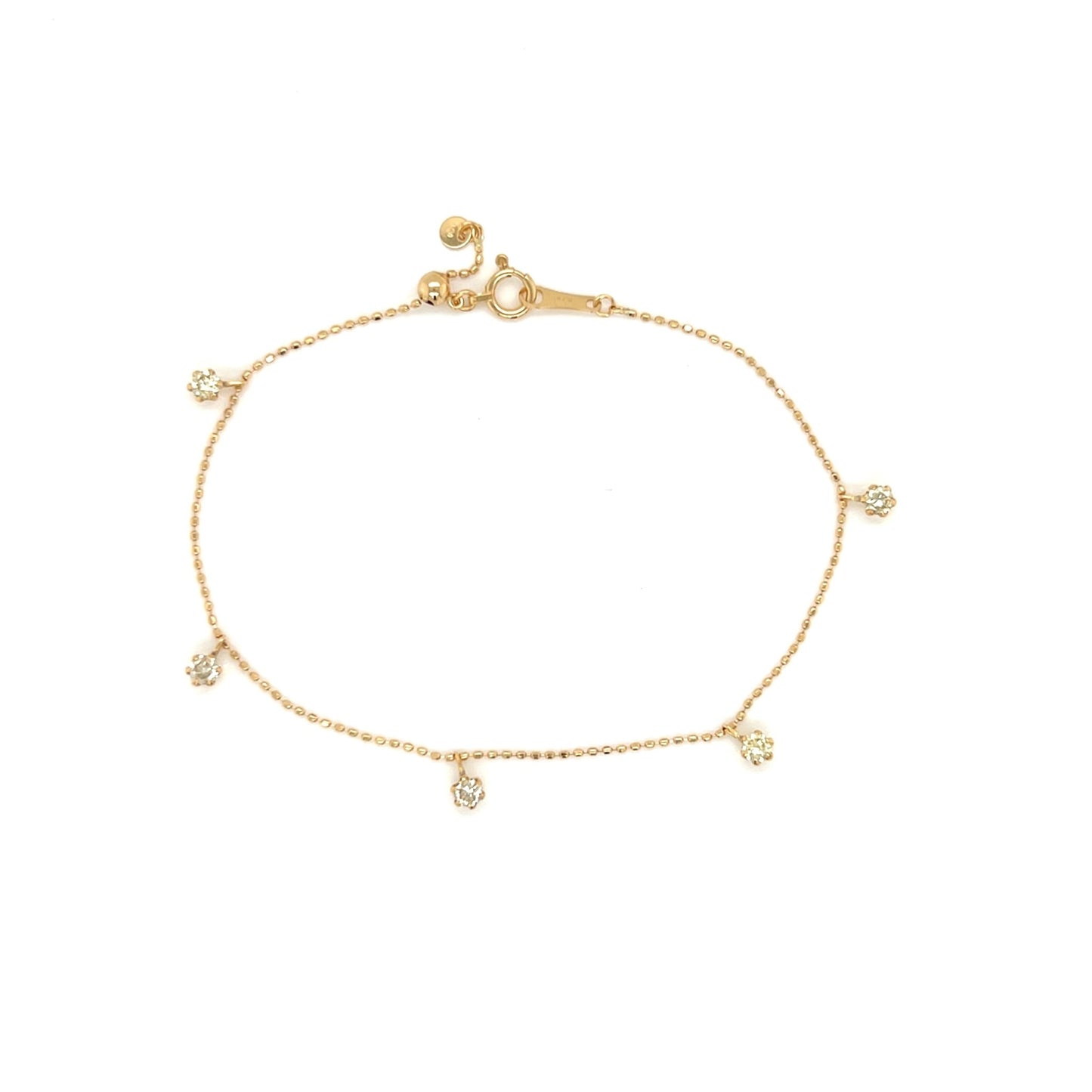 Yellow Dia Station Bracelet 0.4ct - JMW Jewelry Wholesale