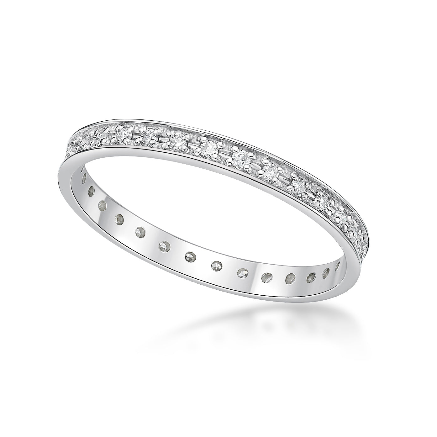 Full Channel Ring 0.2ct
