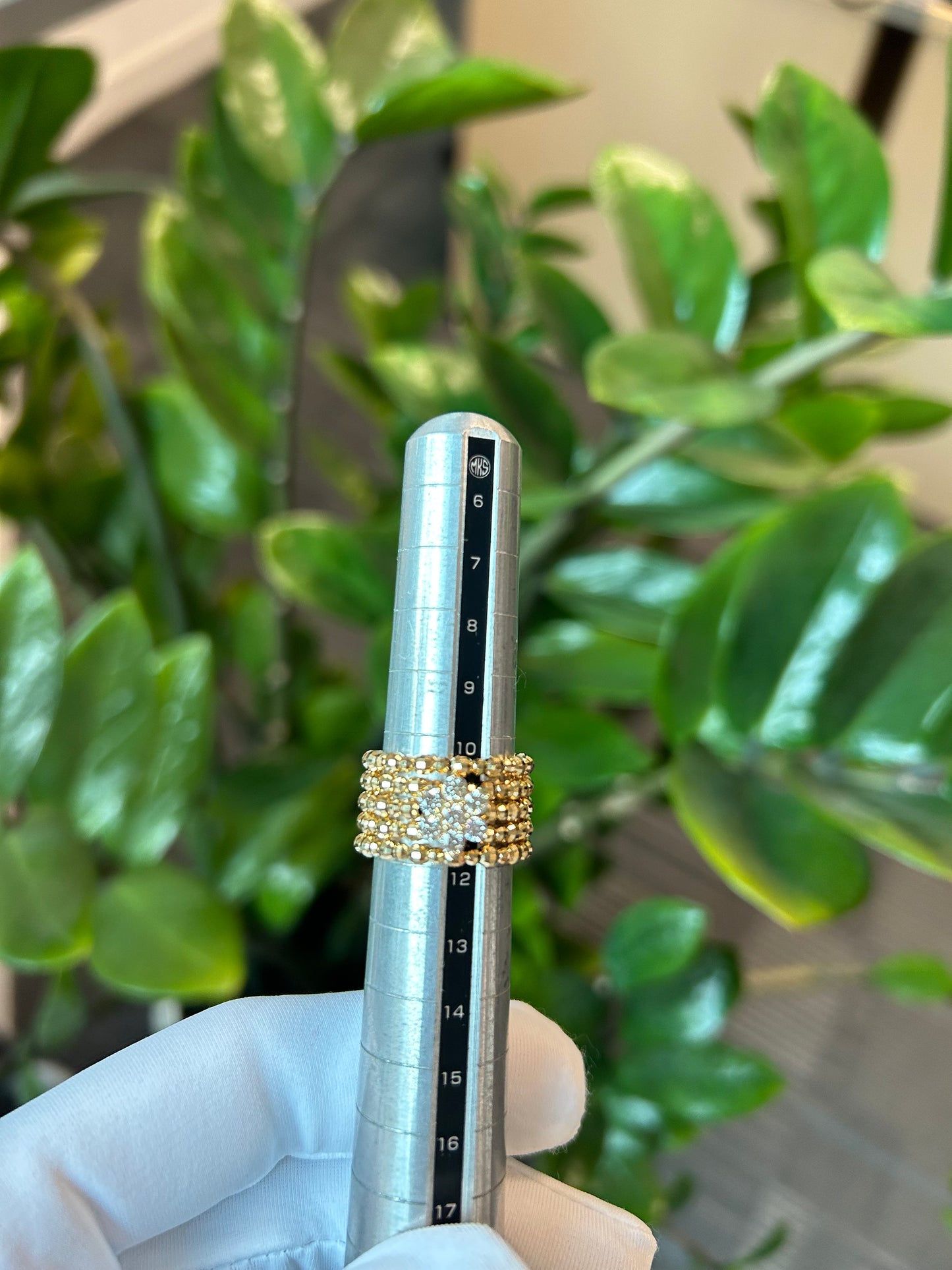 Hexagram Star Flexi Ring 0.5ct