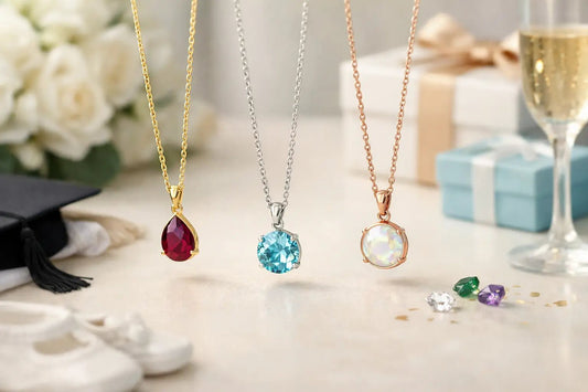 Best Birthstone Necklace Gifts for Every Milestone - JMW Jewelry Wholesale