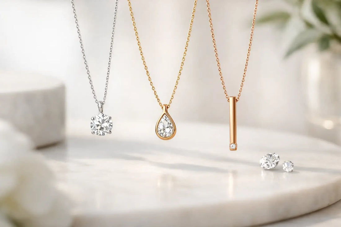 Best Minimalist Diamond Pendants for Every Day - JMW Jewelry Wholesale