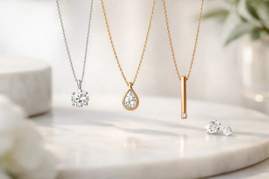 Best Minimalist Diamond Pendants for Every Day - JMW Jewelry Wholesale