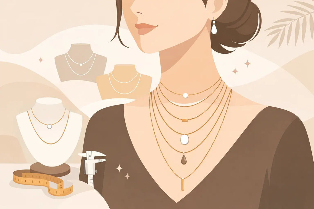 Custom Necklace Length Fine Jewelry Guide - JMW Jewelry Wholesale