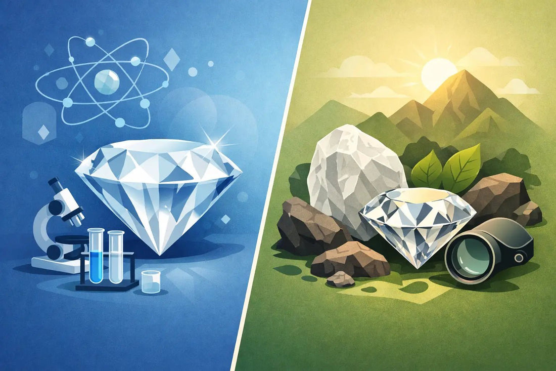 Difference Between Diamond and Natural Diamond - JMW Jewelry Wholesale
