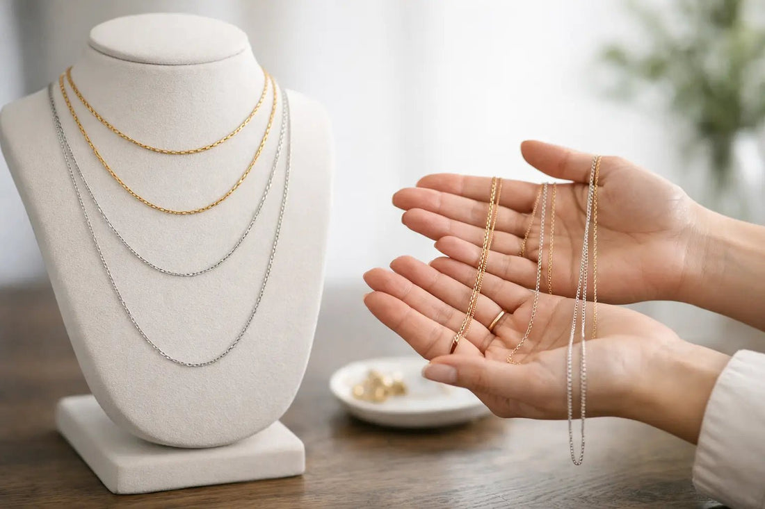 How to Pick the Right Chain Length - JMW Jewelry Wholesale