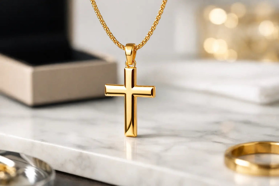 Solid Gold Cross Necklace Review for Buyers - JMW Jewelry Wholesale
