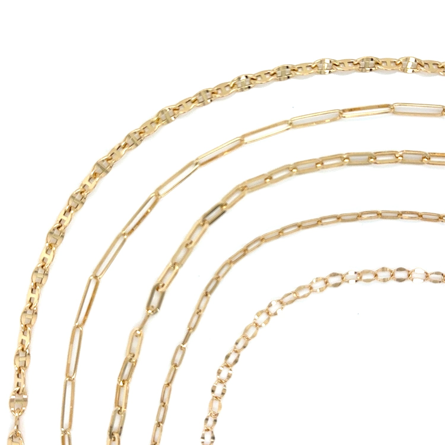 Paperclip and Japanese design chain - JMW Jewelry Wholesale