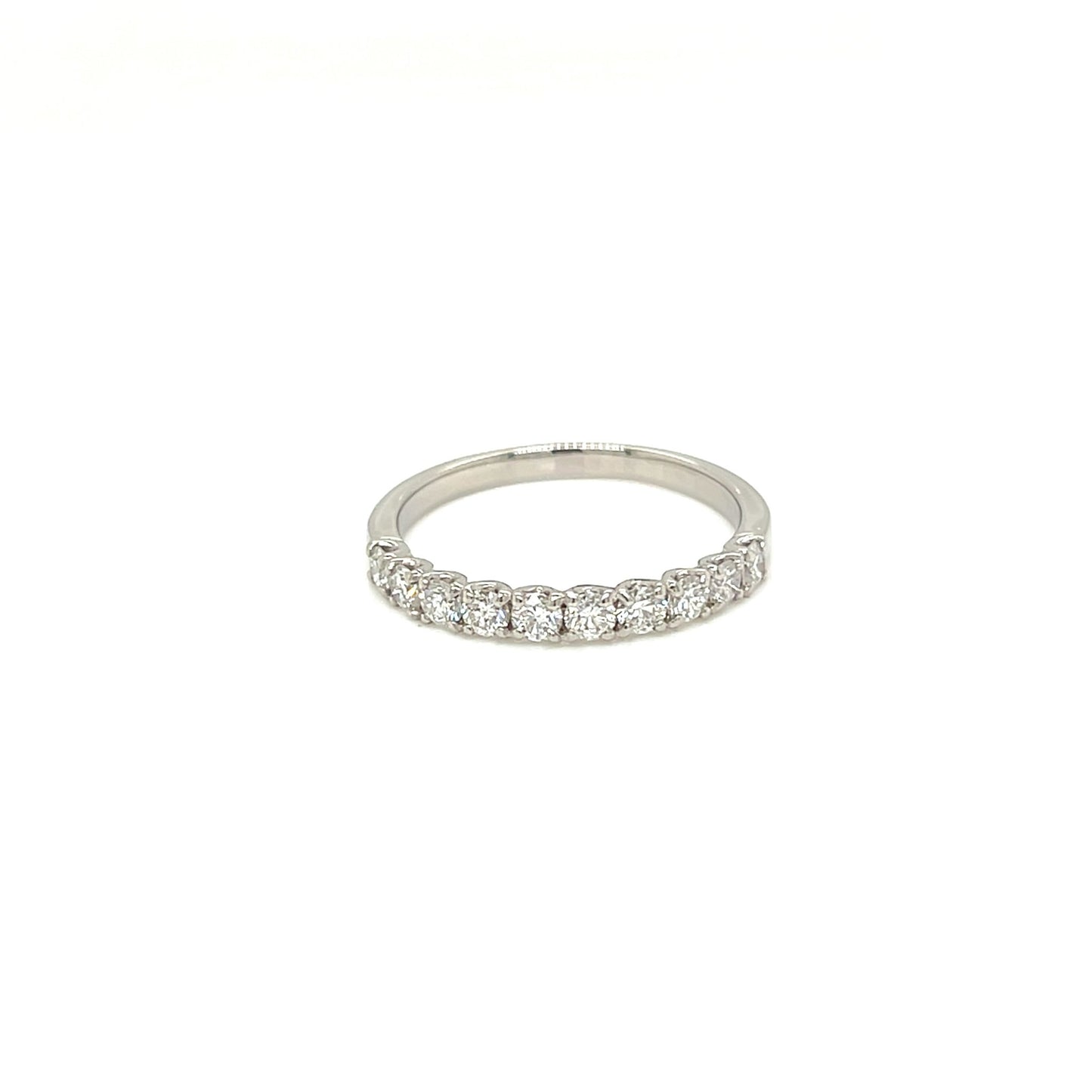 10 Dia Half Eternity Ring 0.5ct - JMW Jewelry Wholesale
