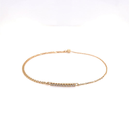 10 Dia Row Bracelet 0.1ct - JMW Jewelry Wholesale