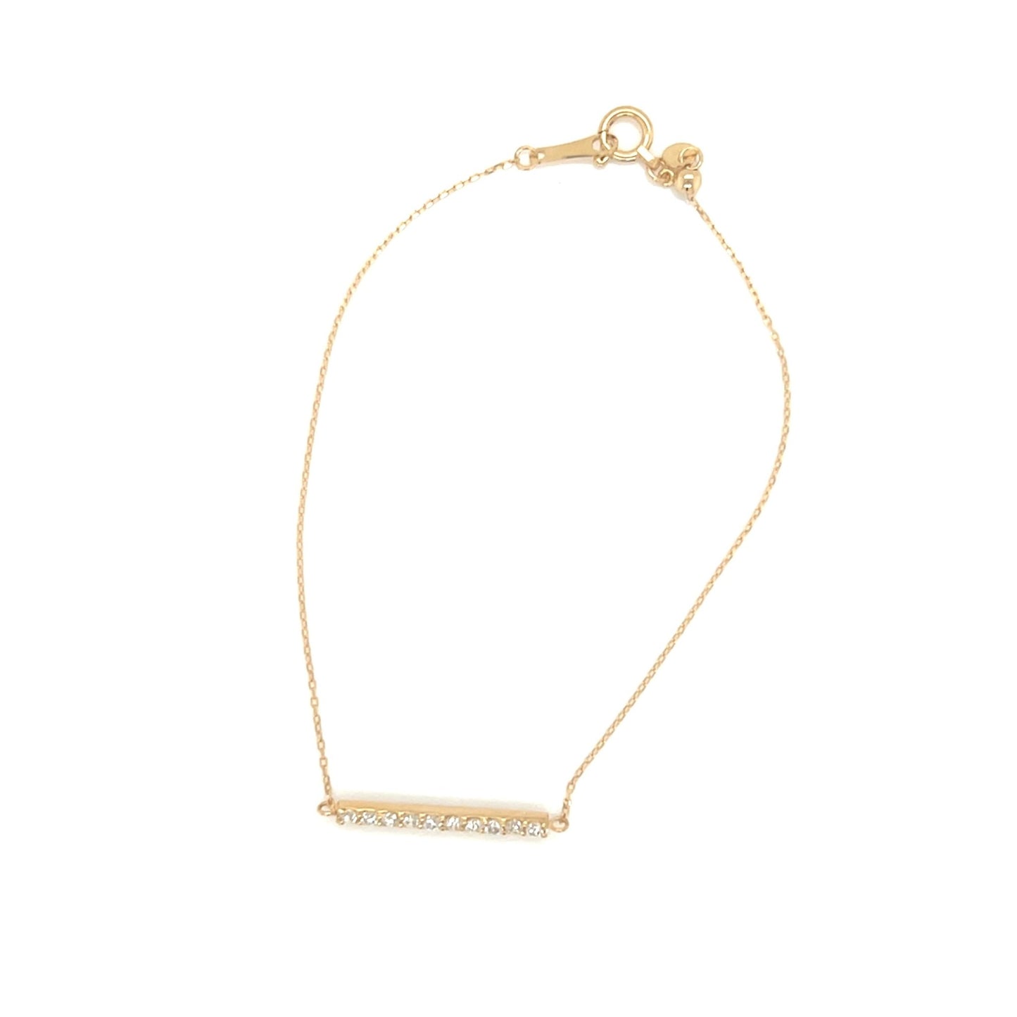 10 Dia Row Bracelet 0.2ct - JMW Jewelry Wholesale