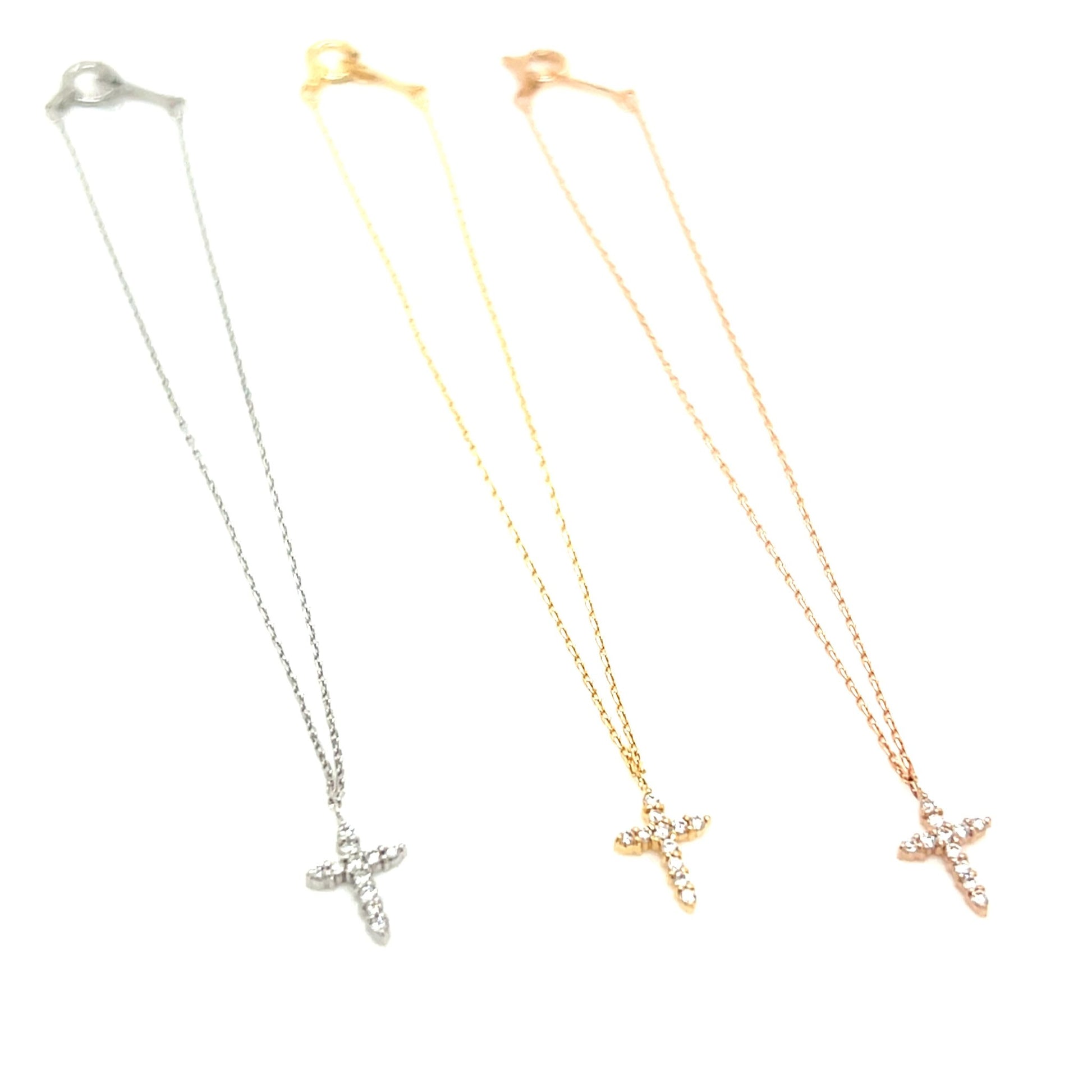 11 Dia Cross D Bracelet 0.05ct - JMW Jewelry Wholesale
