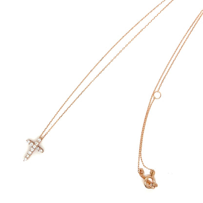 11 Dia Cross Necklace 0.1ct - JMW Jewelry Wholesale