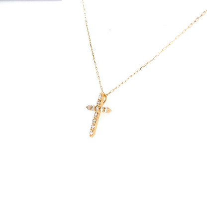 11 Dia Cross Necklace 0.25ct - JMW Jewelry Wholesale