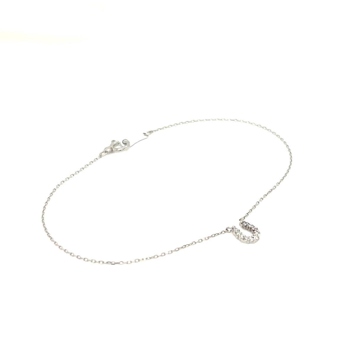 11 Dia Horseshoe Bracelet 0.05ct - JMW Jewelry Wholesale