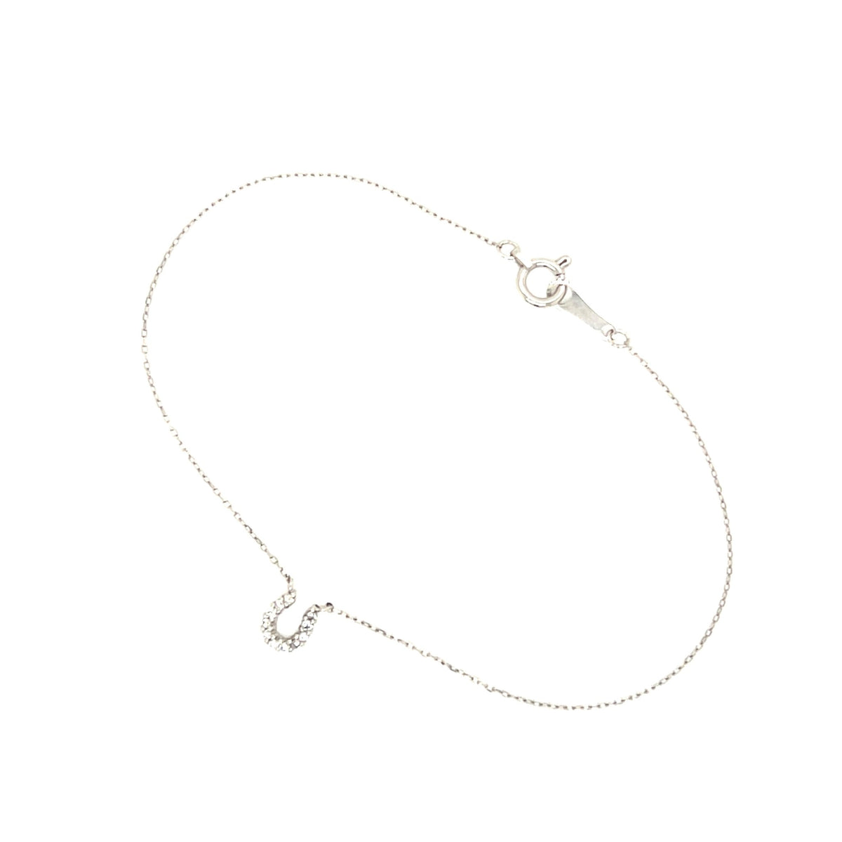 11 Dia Horseshoe Bracelet 0.05ct - JMW Jewelry Wholesale