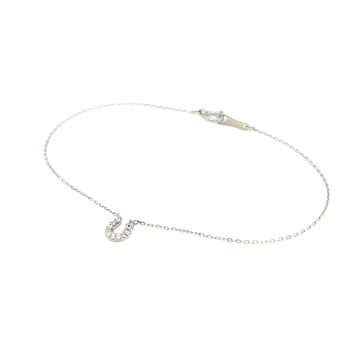 11 Dia Horseshoe Bracelet 0.05ct - JMW Jewelry Wholesale