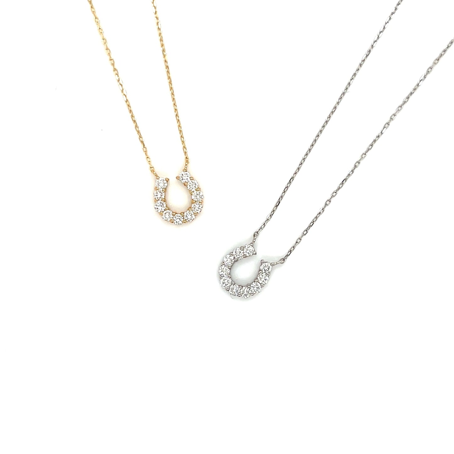 11 Dia Horseshoe Necklace 0.2ct - JMW Jewelry Wholesale