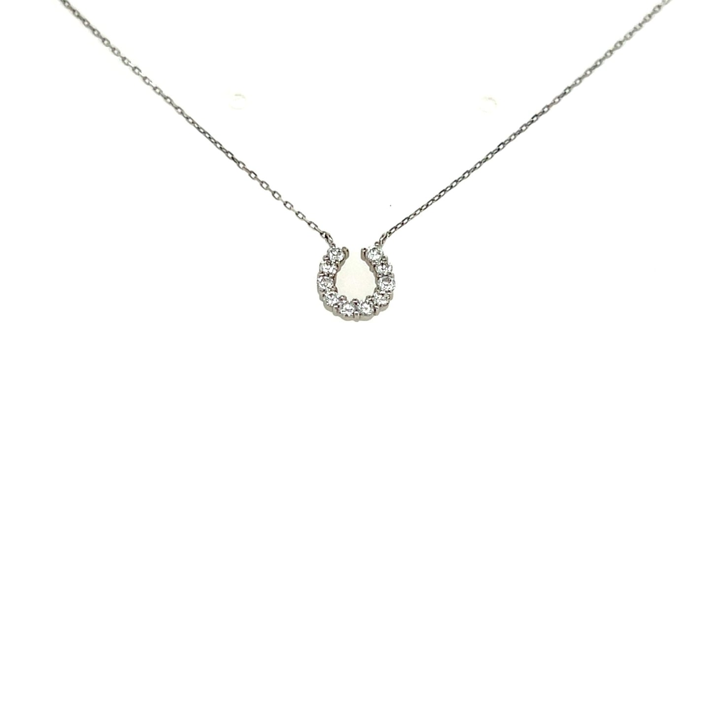 11 Dia Horseshoe Necklace 0.2ct - JMW Jewelry Wholesale
