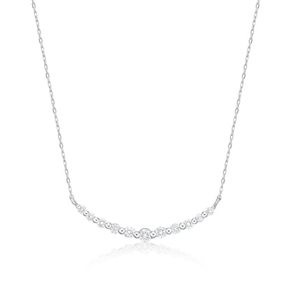 11 Dia Smile Necklace 0.3ct - JMW Jewelry Wholesale