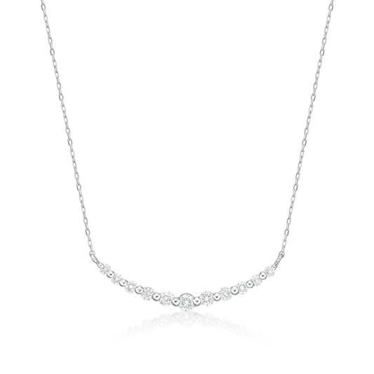 11 Dia Smile Necklace 0.3ct - JMW Jewelry Wholesale