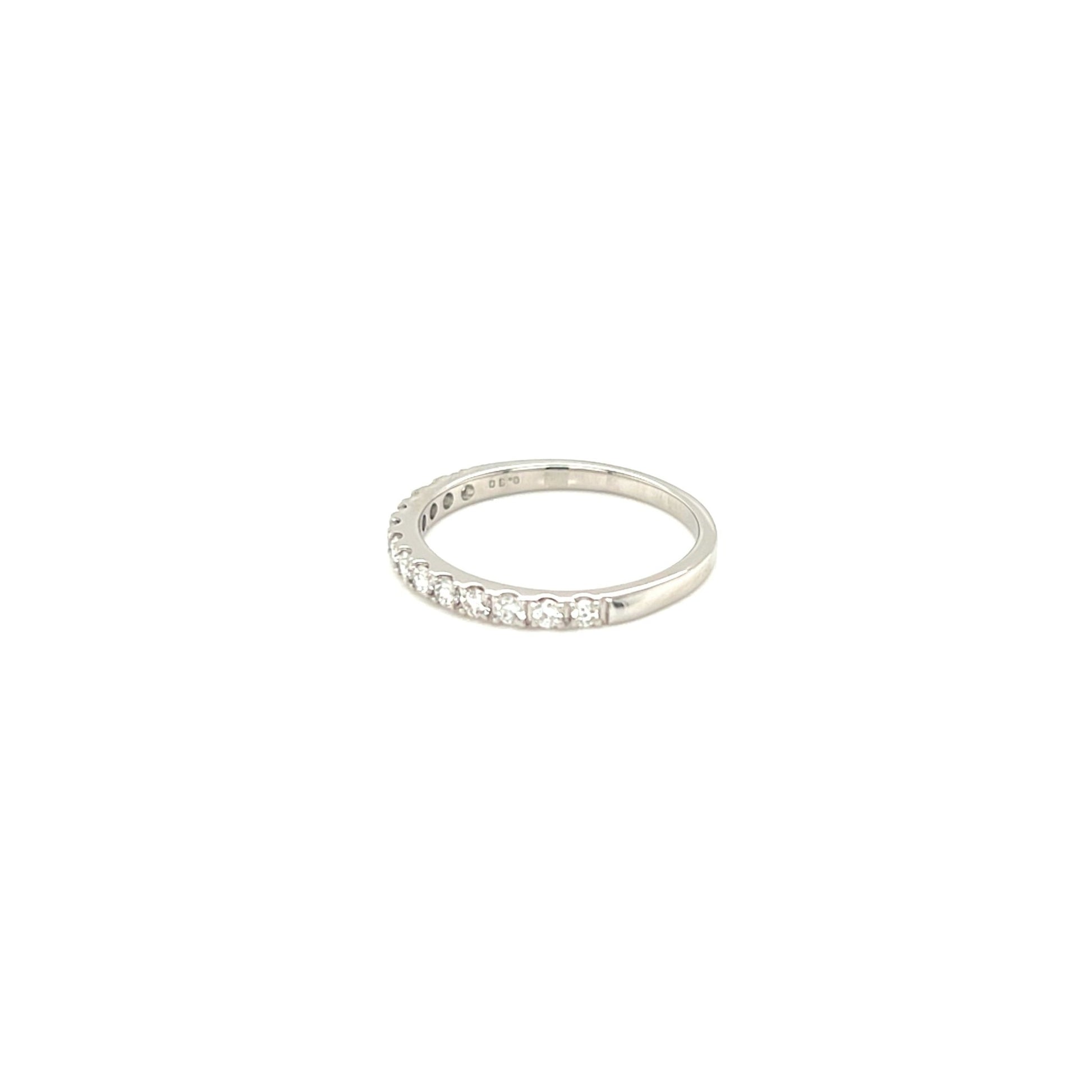 13 Dia Half Eternity Ring T 0.3ct - JMW Jewelry Wholesale