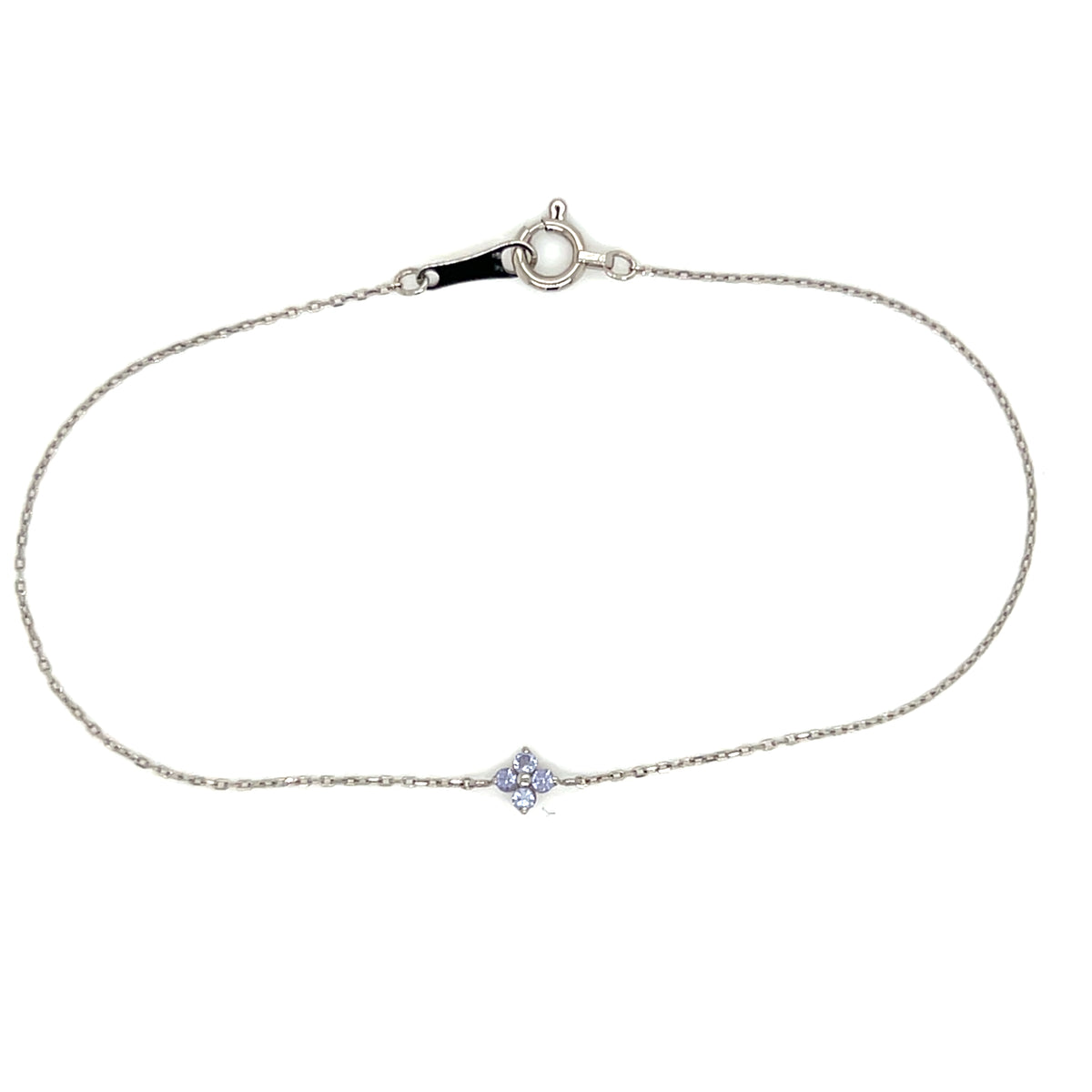 Tanzanite Clover Bracelet