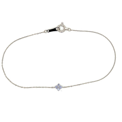 Tanzanite Clover Bracelet