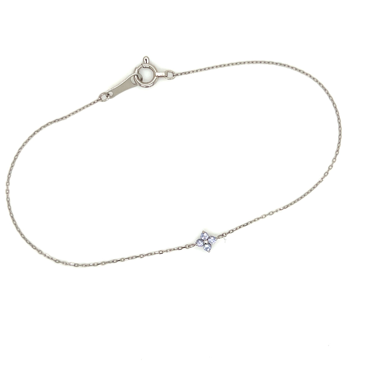 Tanzanite Clover Bracelet