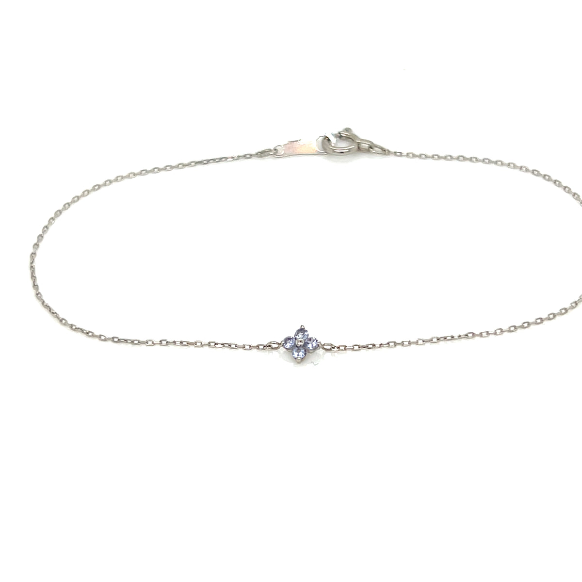 Tanzanite Clover Bracelet
