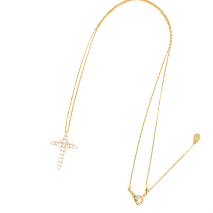 16 Dia Cross Necklace 0.5ct - JMW Jewelry Wholesale