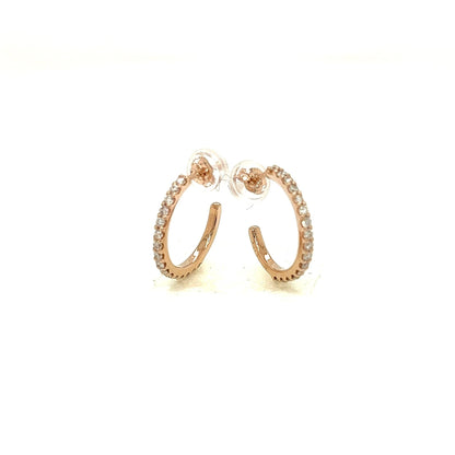 16 Dia Hoop Earrings 0.25ct - JMW Jewelry Wholesale