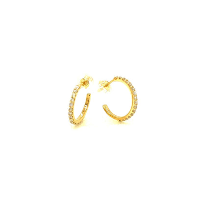 16 Dia Hoop Earrings 0.25ct - JMW Jewelry Wholesale