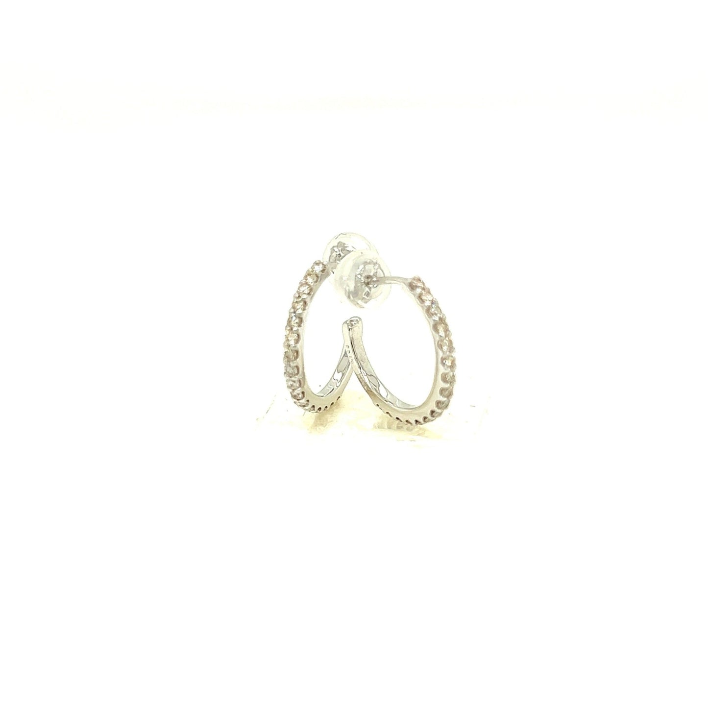 16 Dia Hoop Earrings 0.25ct - JMW Jewelry Wholesale