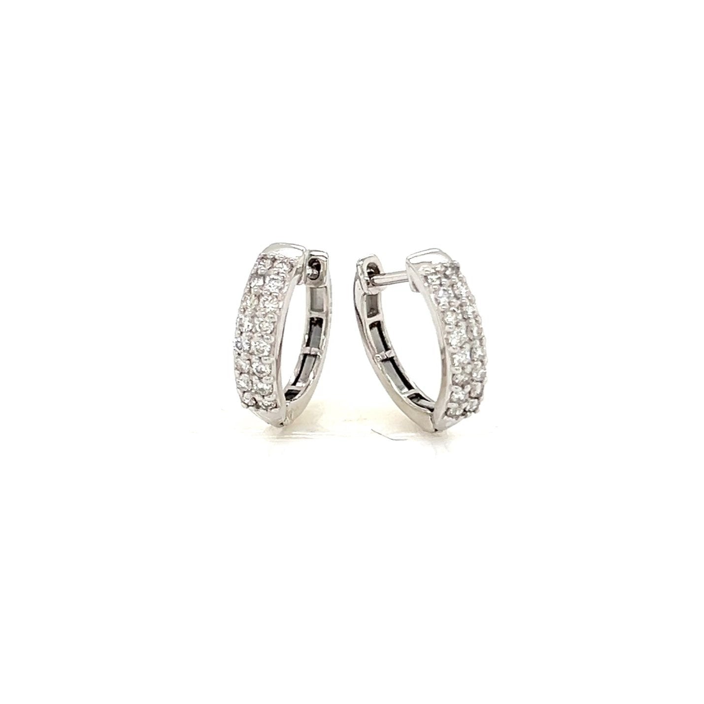 16 Dia Hoop Earrings 0.2ct - JMW Jewelry Wholesale