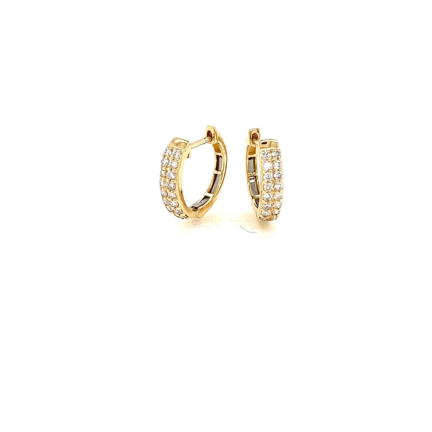 16 Dia Hoop Earrings 0.2ct - JMW Jewelry Wholesale