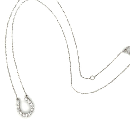 16 Dia Horseshoe Necklace 0.3ct - JMW Jewelry Wholesale