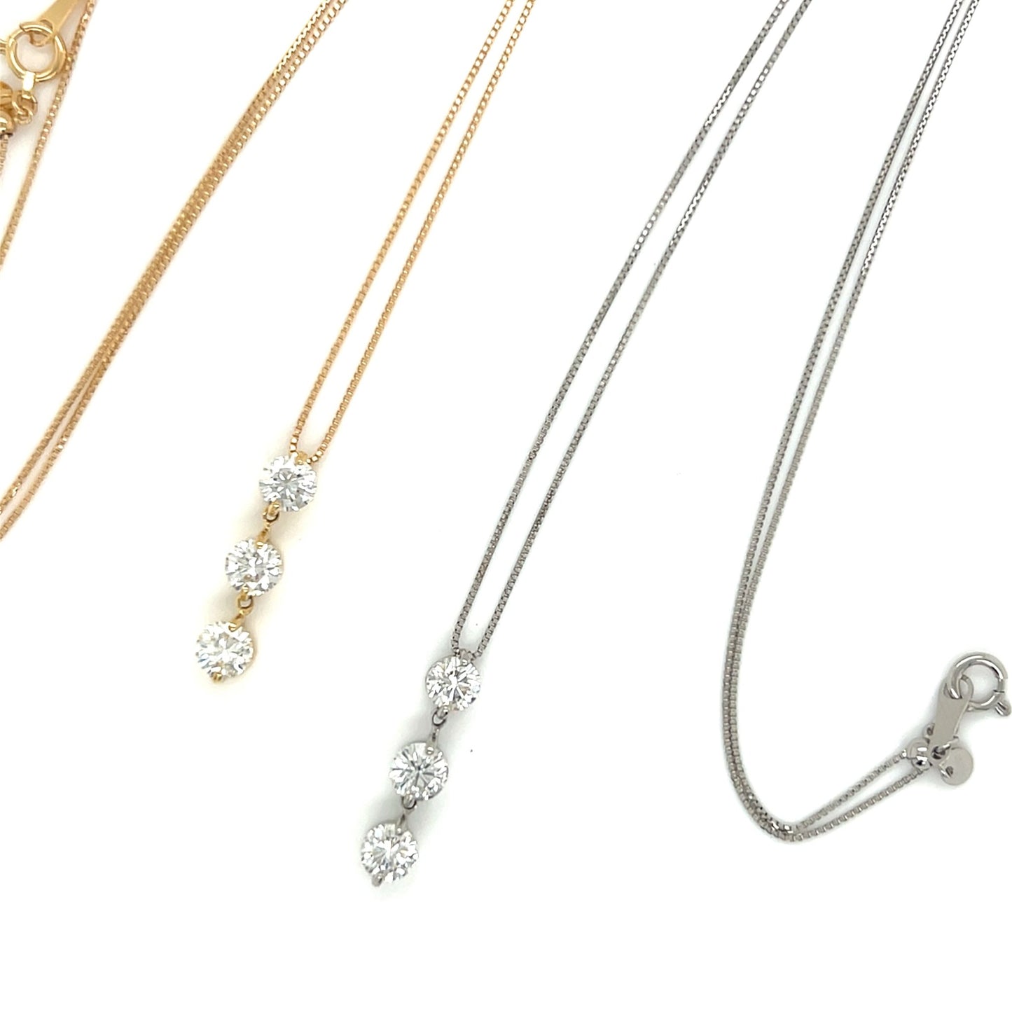 3 Dangle Dia Necklace 1ct - JMW Jewelry Wholesale