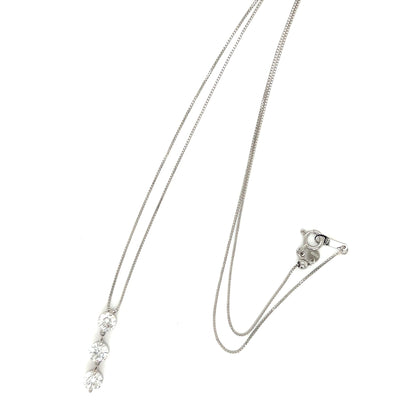 3 Dangle Dia Necklace 1ct - JMW Jewelry Wholesale