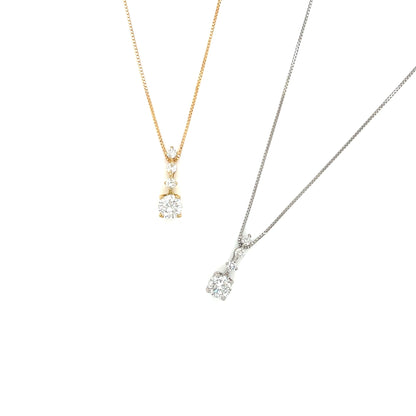 4 Dia Dangle Necklace 0.4ct - JMW Jewelry Wholesale