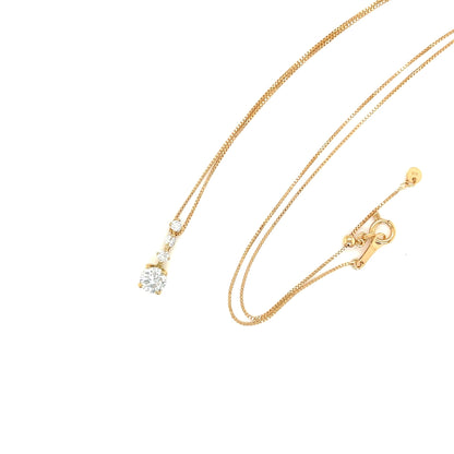 4 Dia Dangle Necklace 0.4ct - JMW Jewelry Wholesale