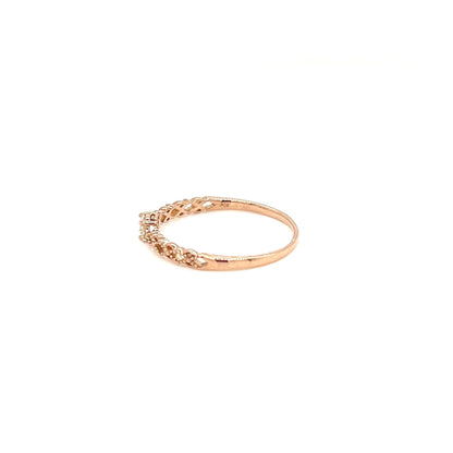 4 - prong Dia Antique Ring 0.1ct - JMW Jewelry Wholesale